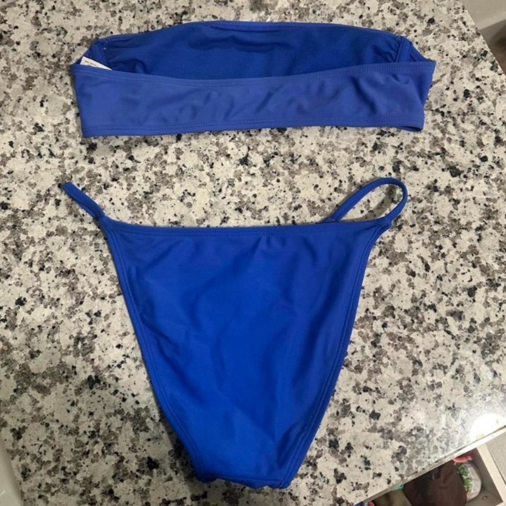 Blue Women's Swimwear Set